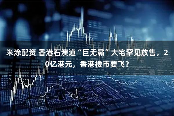 米涂配资 香港石澳道“巨无霸”大宅罕见放售，20亿港元，香港楼市要飞？