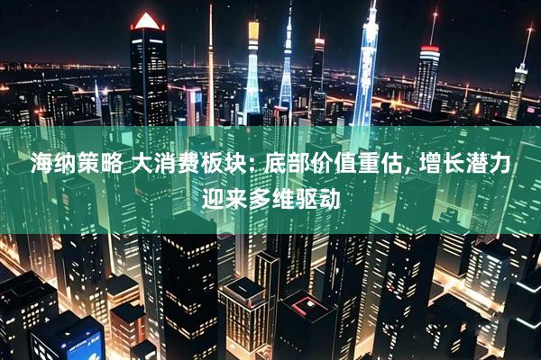 海纳策略 大消费板块: 底部价值重估, 增长潜力迎来多维驱动